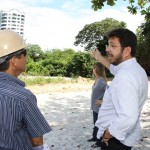 Secretário visita obras do Parque dos Cajueiros -