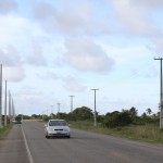 Seinfra inicia os trabalhos de iluminação da rodovia Barra/Pirambu - Fotos: Mario Sousa/Seinfra