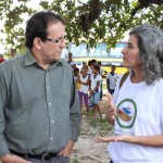 Semarh realiza plantio de espécies da Mata Atlântica às margens do rio Poxim - Fotos: Ascom/Semarh