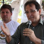Semarh realiza plantio de espécies da Mata Atlântica às margens do rio Poxim - Fotos: Ascom/Semarh