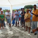 Agricultores são orientados sobre macaxeira orgânica - Fotos: Ascom/Emdagro