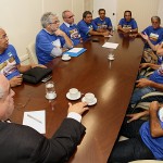 Subsecretário João Francisco recebe engenheiros do Estado -