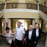 Déda recebe ministro Ubiratan Aguiar no PalácioMuseu Olímpio Campos -
