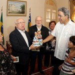 Déda recebe ministro Ubiratan Aguiar no PalácioMuseu Olímpio Campos -