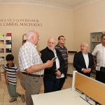 Déda recebe ministro Ubiratan Aguiar no PalácioMuseu Olímpio Campos -