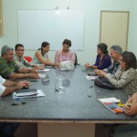 SEPM quer implantar Centro de Referência da Mulher no interior - A secretária Maria Teles com os representantes dos municípios de Lagarto