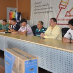 Secretário Maurício Pimentel é um dos homenageados com o troféu 'Bola Cheia' - Fotos: Ascom/Seel
