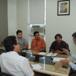 Secretário recebe o prefeito de Porto da Folha para tratar dos recursos de saúde do município - Fotos: Wellington Barreto/SES