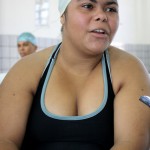 Seed promove I Festival de Atletismo e Natação para alunos com necessidades especiais - A aluna Adriene Laisa