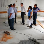 fez questão de acompanhar o andamento das obras / Fotos: Fabiana Costa/SES