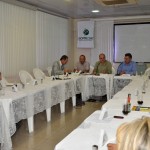 Secretário debate Atenção Oncológica e PCCV na reuniãoalmoço da Somese - Fotos: Fabiana Costa/SES