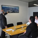 Presidente do Banese realiza visita ao superintendente do aeroporto de Aracaju - Foto: Janaína Santos/Banese