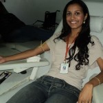 Centro de Hemoterapia de SE e Banese celebram o Dia Mundial do Doador de Sangue - A funcionária do Banese