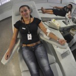 Colaboradores do Banese realizam doação de sangue para o Hemose  - Colaboradores do Banese recebem boas vindas no Hemose