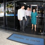 Secretário da Infraestrutura visita a presidente do TCE -