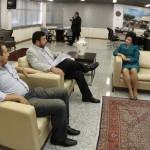 Secretário da Infraestrutura visita a presidente do TCE -