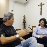 Marcelo Déda acerta transmissão de cargo para a deputada Angélica Guimarães - Fotos: Marco Vieira/ASN
