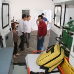 Diretoria da Fundação Hospitalar visita bases do Samu 192 Sergipe - O superintendente do Samu 192