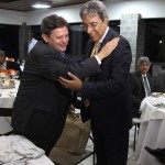 o governador Marcelo Déda e a ministra da Cultura