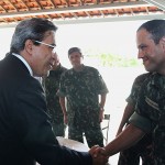 Déda recepciona comandantes militares do NE no Palácio de Veraneio -