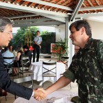 Déda recepciona comandantes militares do NE no Palácio de Veraneio -