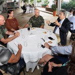 Déda recepciona comandantes militares do NE no Palácio de Veraneio -