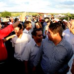 Governador Marcelo Déda inaugura rodovia que liga três povoados ao município de Tobias Barreto -