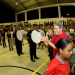 Déda inaugura quadra de esportes coberta em Tobias Barreto -