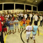 Déda inaugura quadra de esportes coberta em Tobias Barreto -