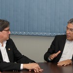 Governador anuncia novo secretário de Direitos Humanos e novo presidente da Segrase  - O governador Marcelo Déda e Luiz Eduardo Oliva