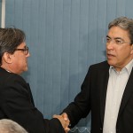 Governador anuncia novo secretário de Direitos Humanos e novo presidente da Segrase  - O governador Marcelo Déda e Luiz Eduardo Oliva