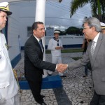Déda prestigia a transmissão de comando da Capitania dos Portos de Sergipe -