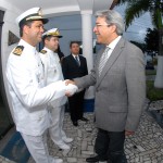Déda prestigia a transmissão de comando da Capitania dos Portos de Sergipe -