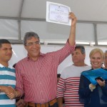 Déda entrega pavimentação e a 50ª CSF em Santana do São Francisco -
