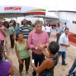 Déda entrega pavimentação e a 50ª CSF em Santana do São Francisco -