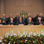 Marcelo Déda prestigia posse do poeta Amaral Cavalcante na ASL - O governador Marcelo Déda e e o mais novo membro da ASL