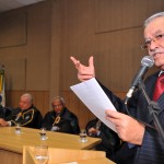 Marcelo Déda prestigia posse do poeta Amaral Cavalcante na ASL - O governador Marcelo Déda e e o mais novo membro da ASL