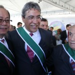 Déda recebe Medalha do Mérito Anhanguera durante solenidade no centro histórico de Goiás - Fotos: Roberto Jayme