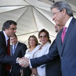 Déda recebe Medalha do Mérito Anhanguera durante solenidade no centro histórico de Goiás - Fotos: Roberto Jayme