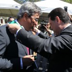 Déda recebe Medalha do Mérito Anhanguera durante solenidade no centro histórico de Goiás - Fotos: Roberto Jayme