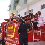 Bombeiros visitam crianças internadas no Centro de Oncologia do Huse - Fotos: Ascom/CMBSE