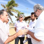 Secretário Valmor Barbosa visita a Orla da Caueira -
