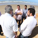 Secretário Valmor Barbosa visita a Orla da Caueira -