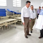 Secretário visita obras do Hospital Regional de N. Sra. do Socorro - O secretário de Estado da Saúde