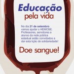 Seed e Hemo/SE discutem campanha de doação de sangue nesta quartafeira -