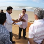 Secretário Valmor Barbosa visita a Orla da Caueira -
