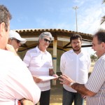 Secretário Valmor Barbosa visita a Orla da Caueira -