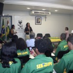 Secretário recebe visita de alunos das Paraolimpíadas Escolares -