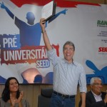 Déda passa a semana em busca de investimentos para SE - Déda assina termo que isenta mais de 5 mil alunos da inscrição do vestibular da UFS / Foto: Marcelle Cristinne/ASN
