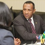 a deputada Conceição Vieira e o deputado Garibalde Mendonça